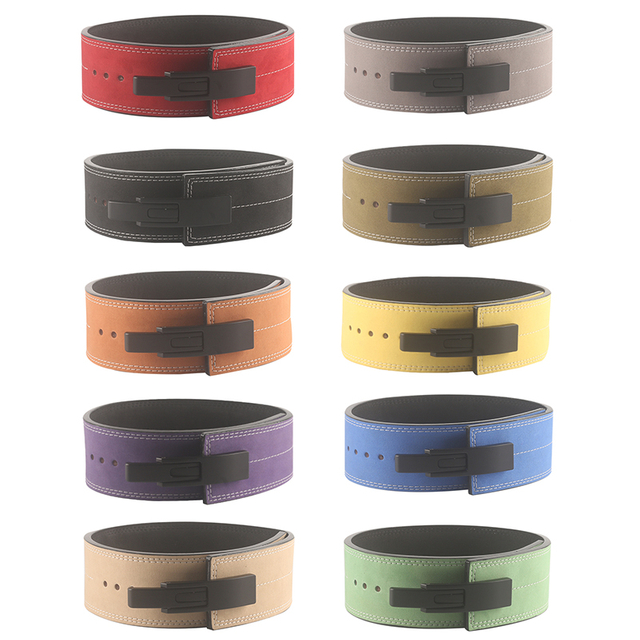 10mm Leather Weightlifting Lever Belt