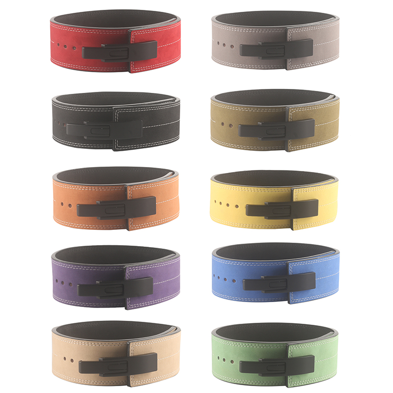 10mm Leather Weightlifting Lever Belt