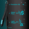 Non-Slip Handle Triceps Rope with Gym Grip Pulley Home Fitness Training Accessory for Dorsal Biceps