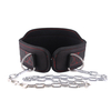 Custom Logo Comfortable EVA Gym Equipment Weighted Chain Waist Support Weightlifting Pull-Up Dipping Belt With Chain