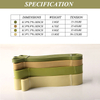 Custom LOGO Fitness Gym Workout Equipment Training Elastic Rubber Band for Expander Gym Yoga Exercise Fitness Resistance Bands