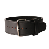 Single Prong Weightlifting Belt Leather for Men and Women Fitness Belts