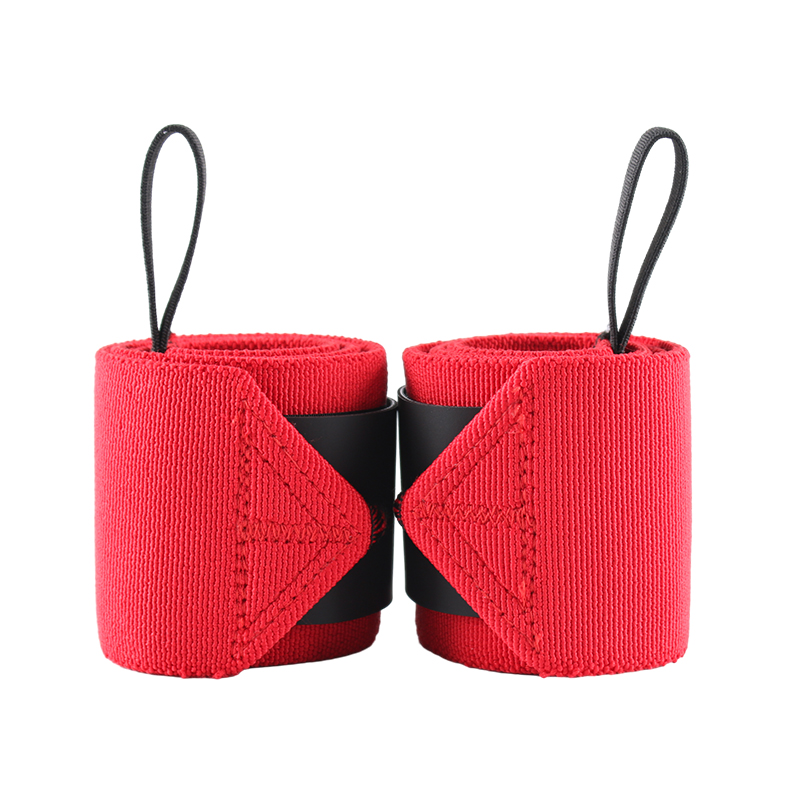 Wholesale Adjustable Custom Anime Logo Gym Cotton Nylon Weight Lifting Wrist Strap Wraps Strength Dead Lift Powerlifting