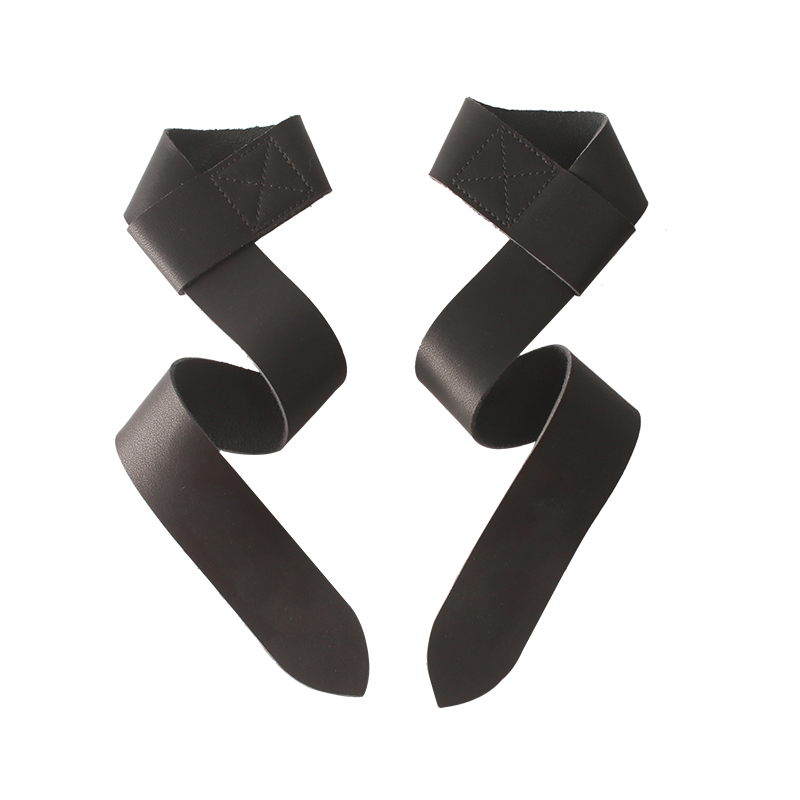 Gym Exercise Lifting Straps Vigor Power Gear Hot Sale Customized Leather Lifting Straps Weightlifting with Wrist Support