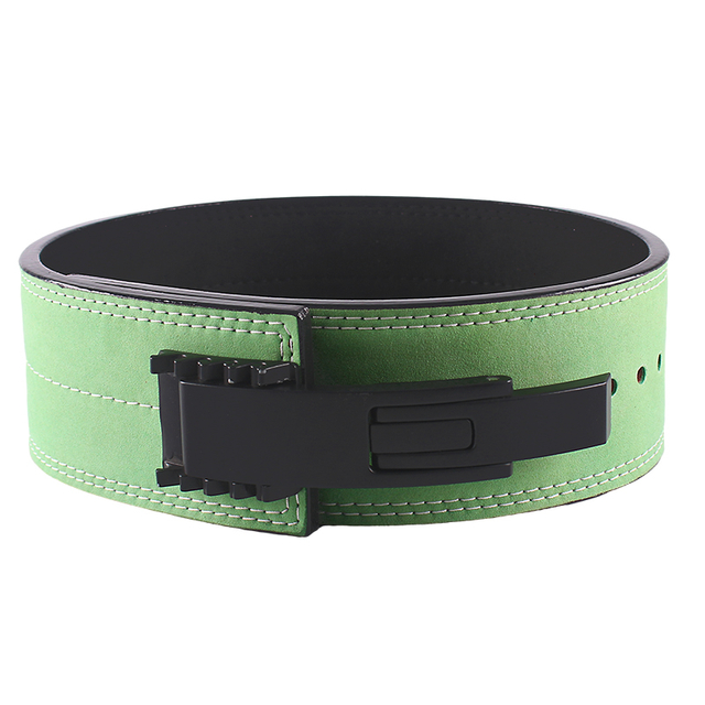 10mm Leather Mico Adjustment Buckle Weightlifting Lever Belt